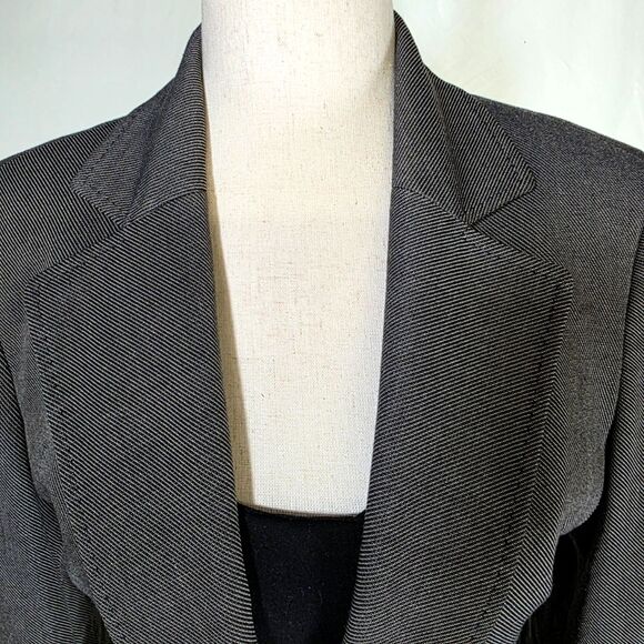 Anne Klein Single Closure Fitted Blazer Size 8 - Picture 4 of 13